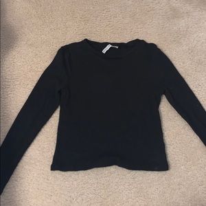 ribbed black longsleeve